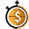 Clock and coin icons for saving time and money